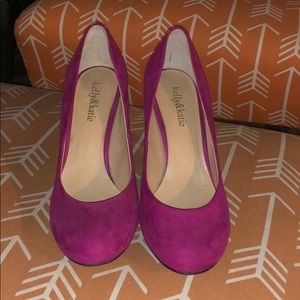 Hot pink heels - sz 9